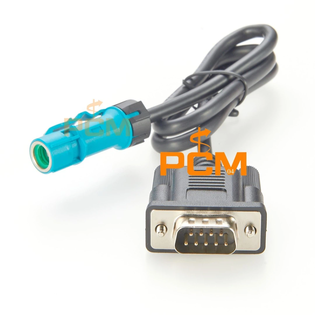 Fakra Cable DB9 RS232 To HSD 535 4 Pin Connector