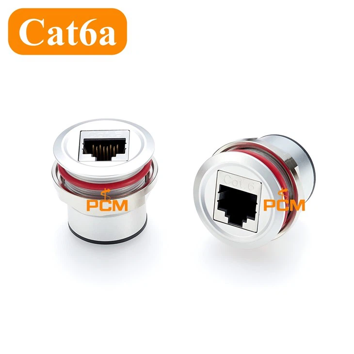 RJ45 CAT6A CAT8 COUPLER COUPLER MODULAR 8P8C JACK PANEL
