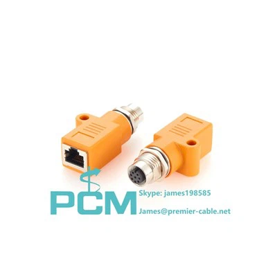 کابینت کنترل اترنت m12 به آداپتور rj45
